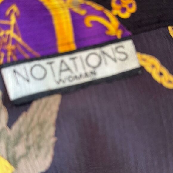 NOTATIONS WOMAN Women’s Black Faberge Egg Jewel Print Tunic Shirt Top 2X - Picture 14 of 14